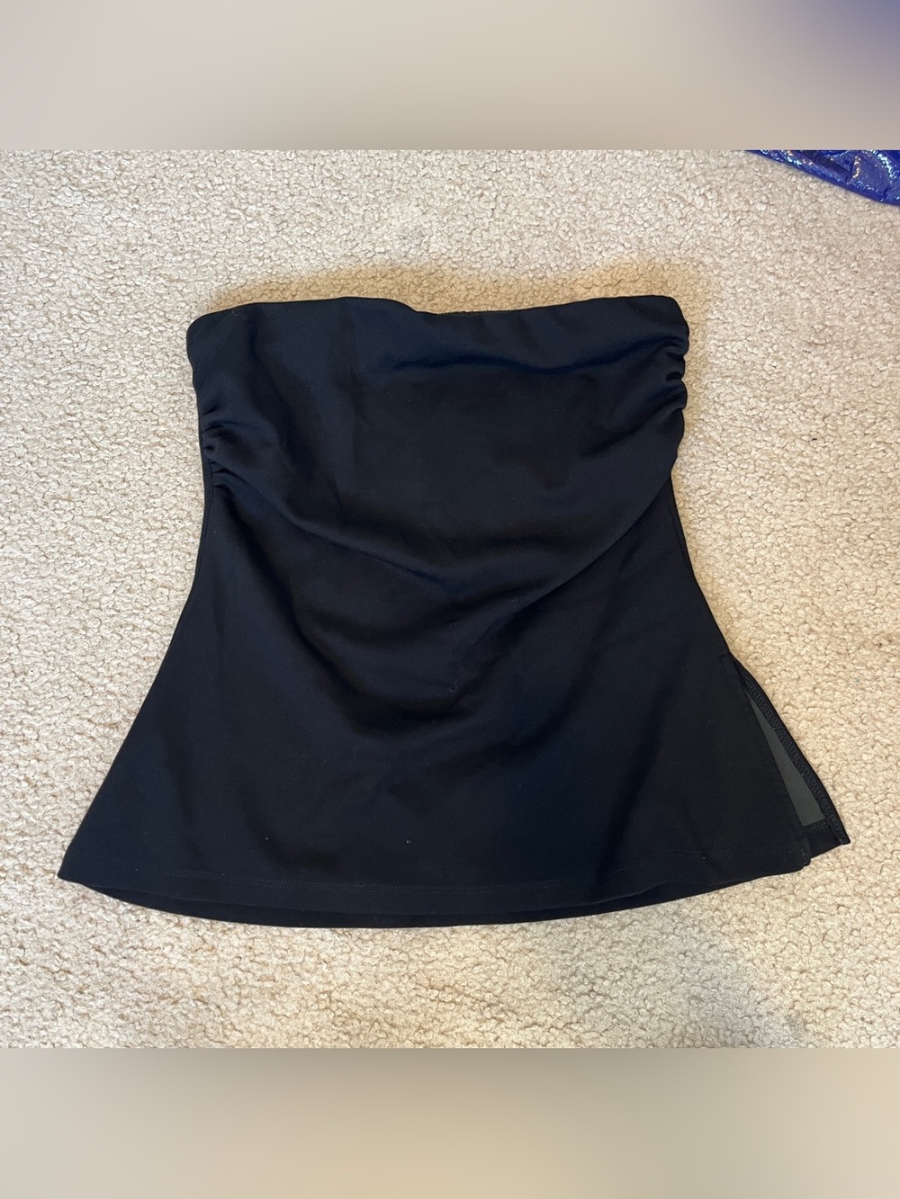 Classic Strapless Black Tube Top for Women